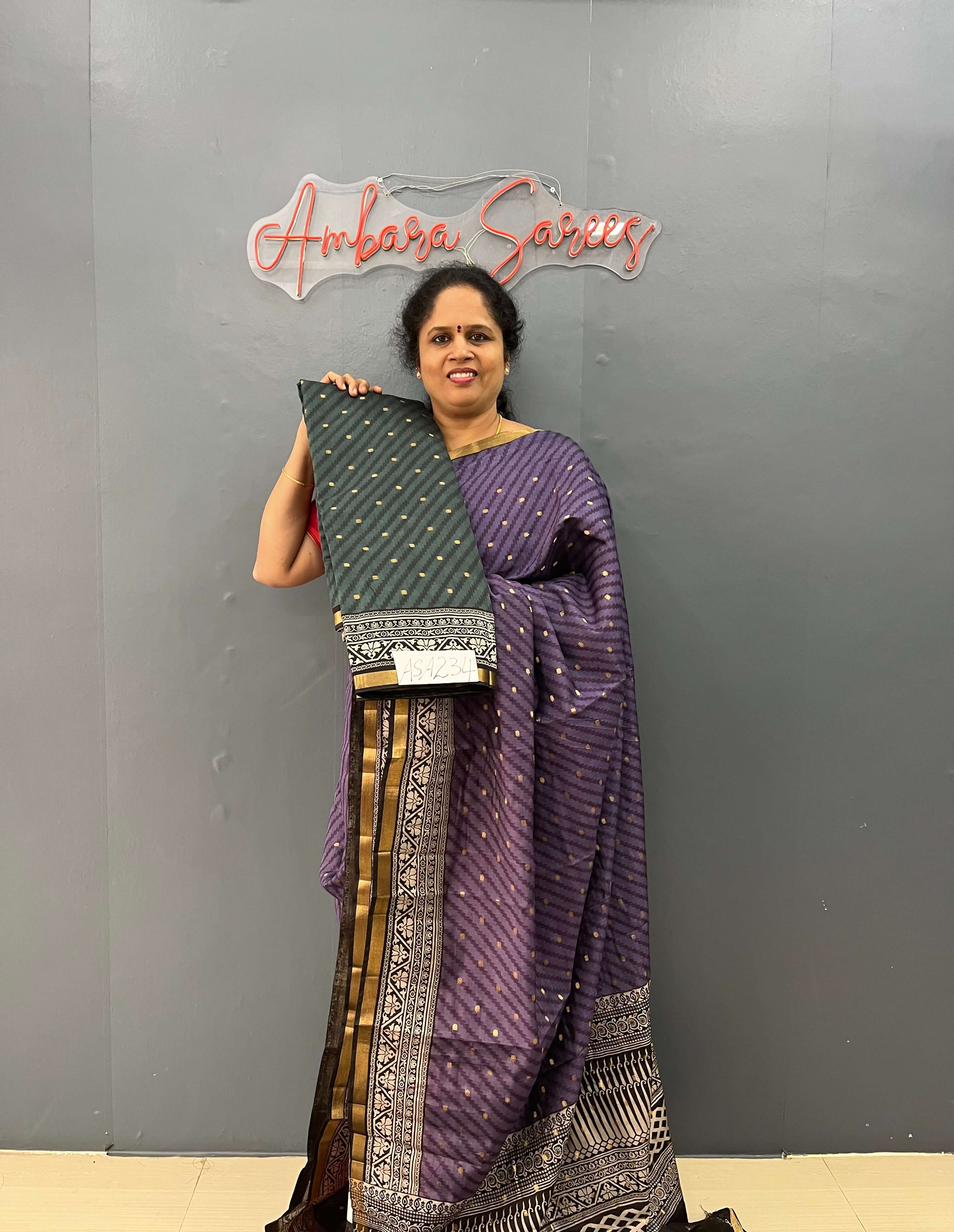 ASA234 - Green mohini cotton