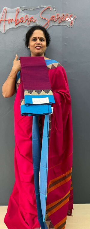 ASA261- majenta with blue