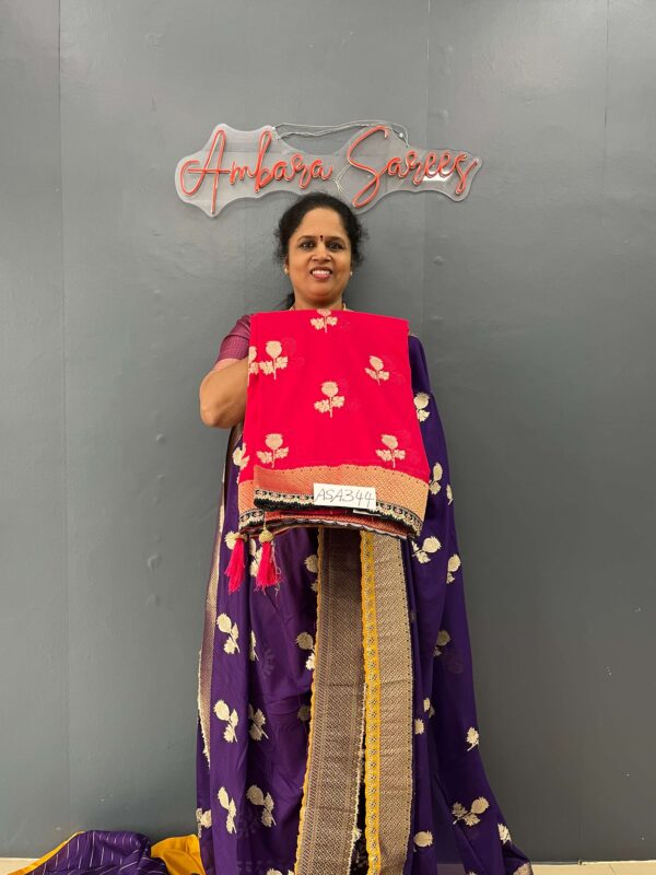 ASA344- Pink Navy Blue