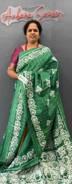 ASA458- Green Batik