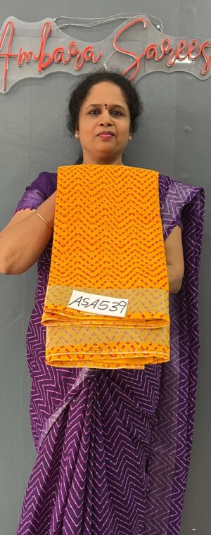 ASA539 - Mango yellow zig zag