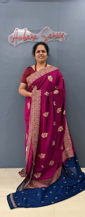 ASA717- DESIGNER CHIFFON SAREES