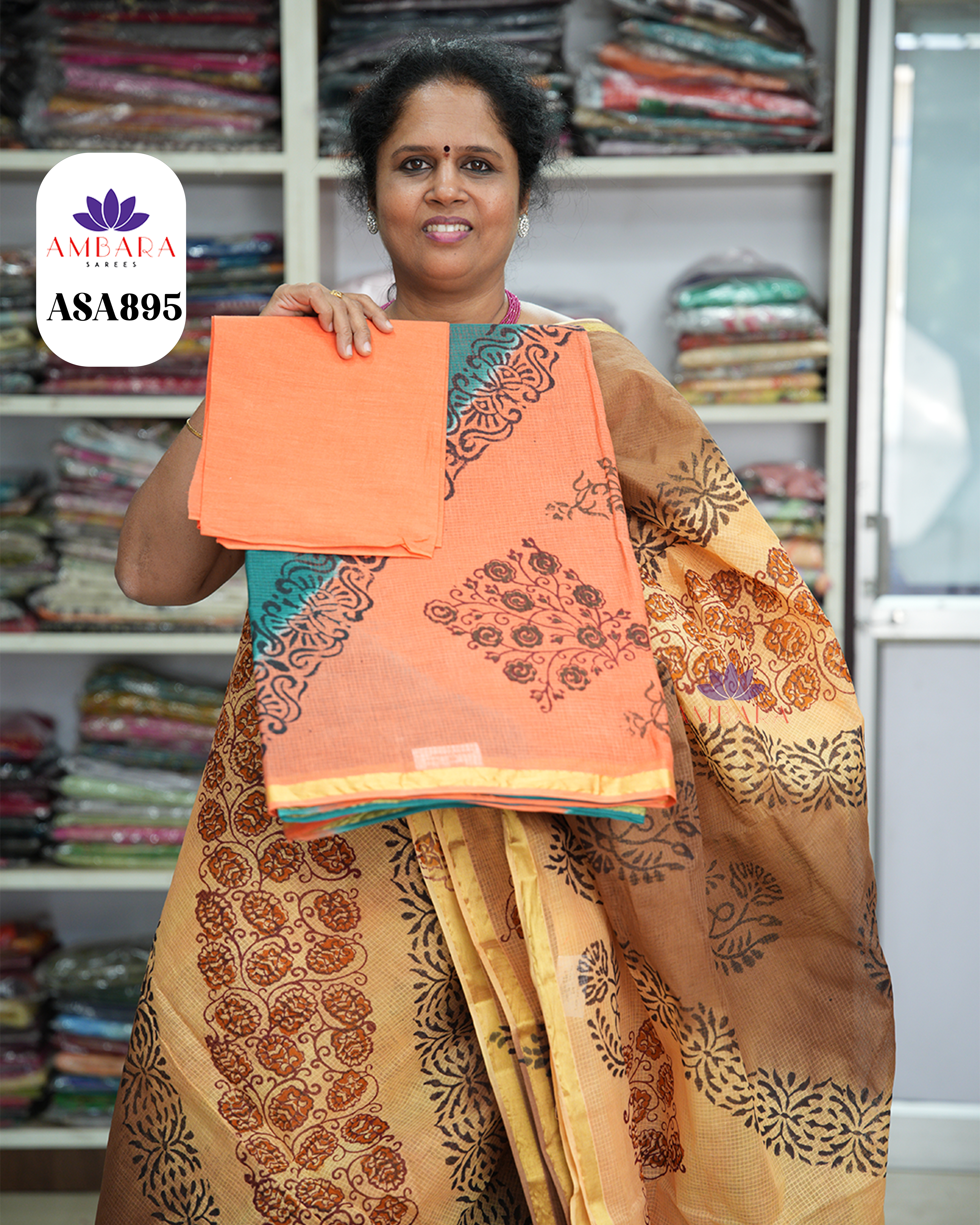 ASA895 KOTA COTTON SAREE