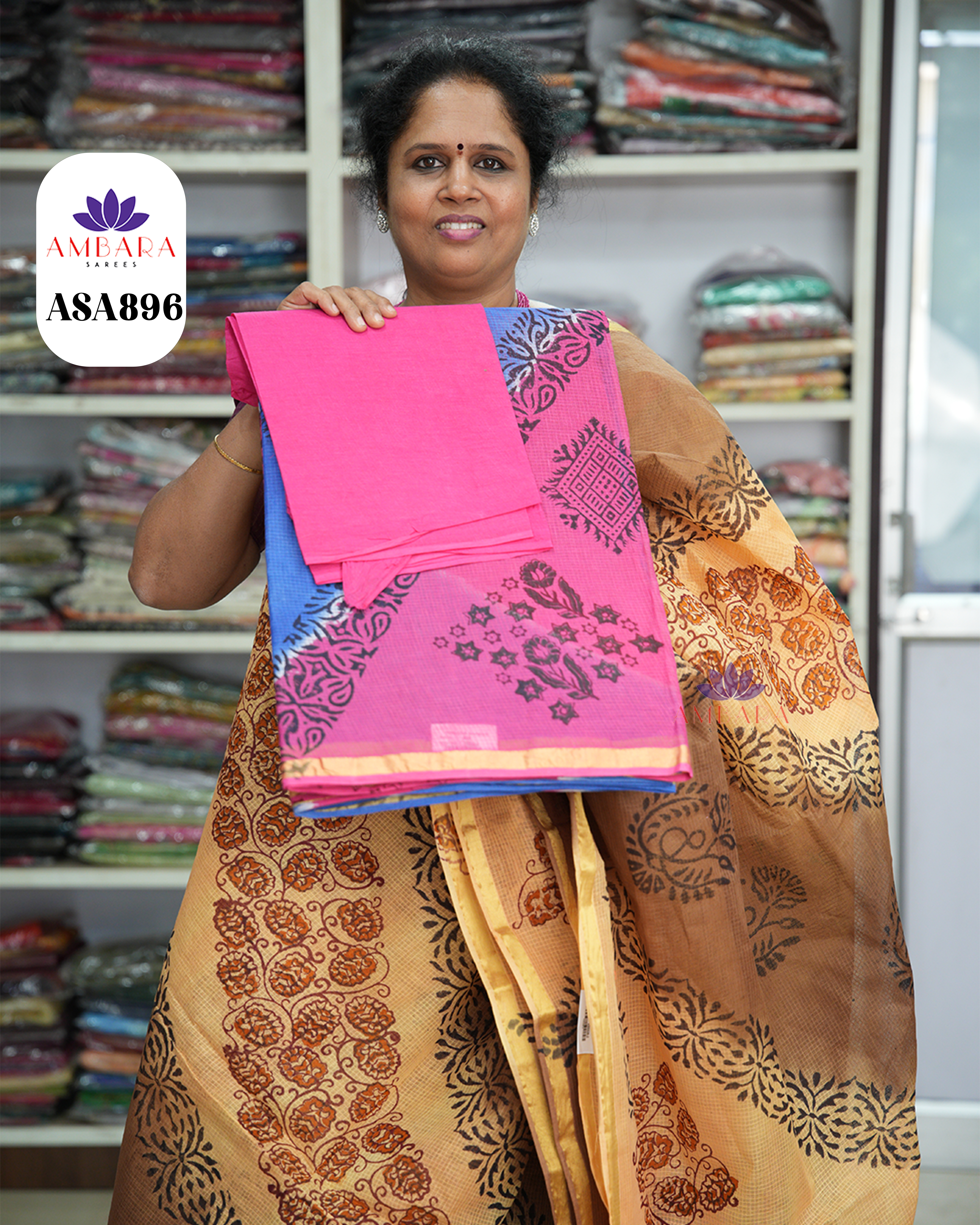 ASA896 KOTA COTTON SAREE