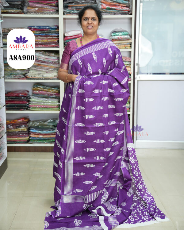 ASA900 MUL MUL COTTON SAREES