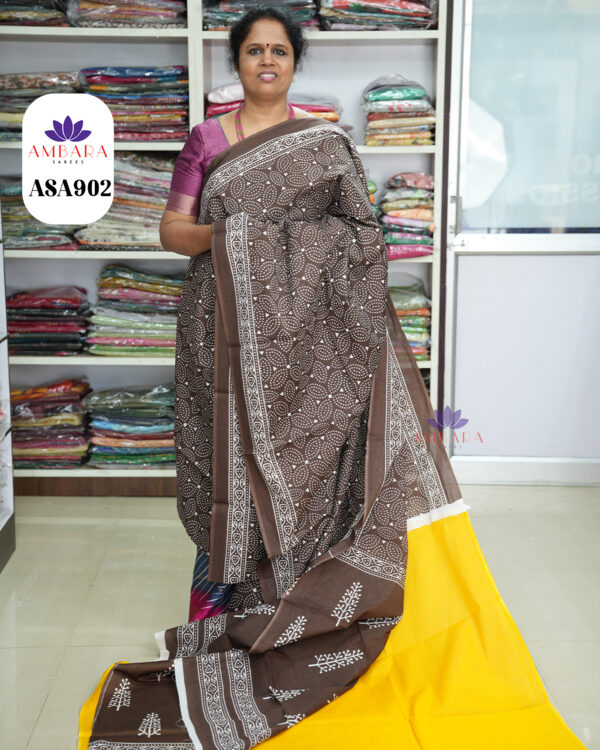 ASA902 MULMUL COTTON SAREE