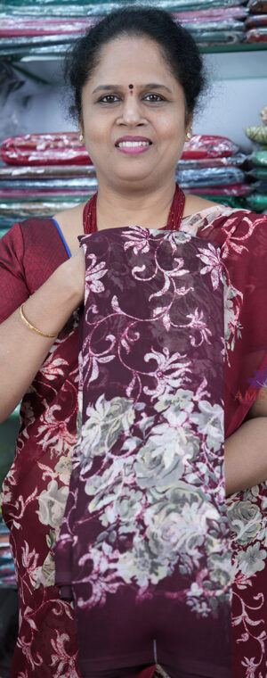 ASB287 CHFFON SAREE