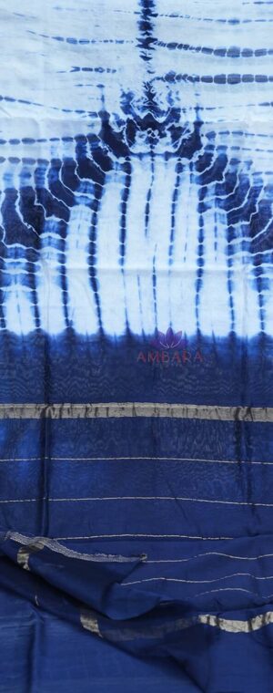 White With Navyblue Color ASC361 Maheshwari Silk Cotton sarees