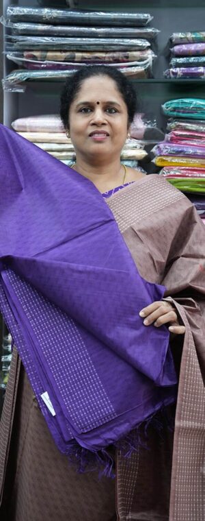 Purple Color AASC888 Premium Tussar Sarees