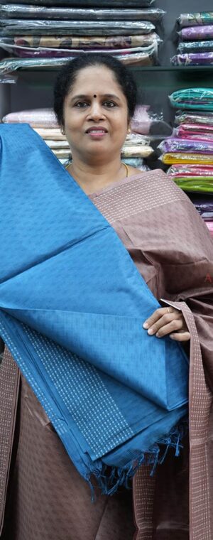 Skyblue Color ASC891 Premium Tussar Sarees