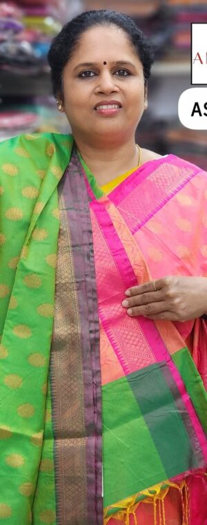 Green Color ASD188 Semi Soft Silk Sarees