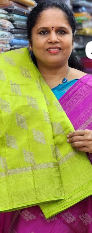 Light green color ASD469 Semi Tussar sarees