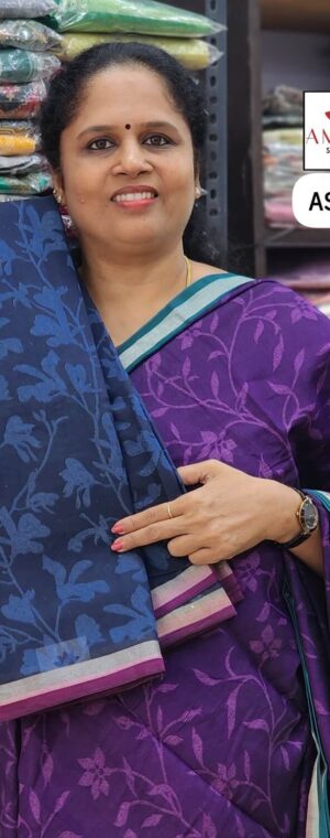 Blue color ASD 813 Soft Viscose cotton