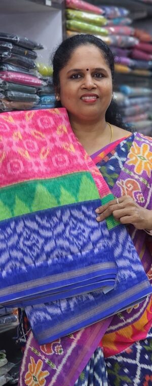 Pink color ASD877 Fancy cotton saree