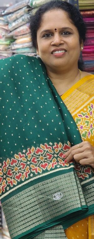 Green color ASD764 Chiffon sarees