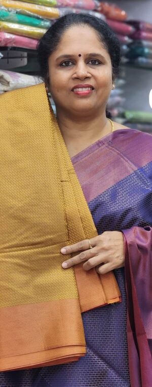 Mustard color ASD897 Semi Silk sarees