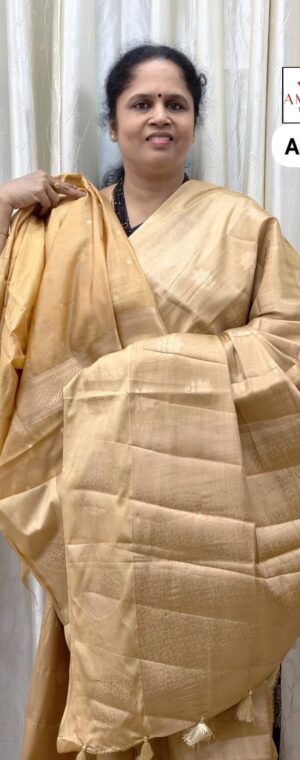 Off-white Color Soft Tissue Saree | ASE53