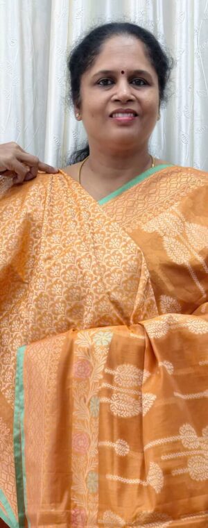 Light Orange color ASE194 Munga cotton