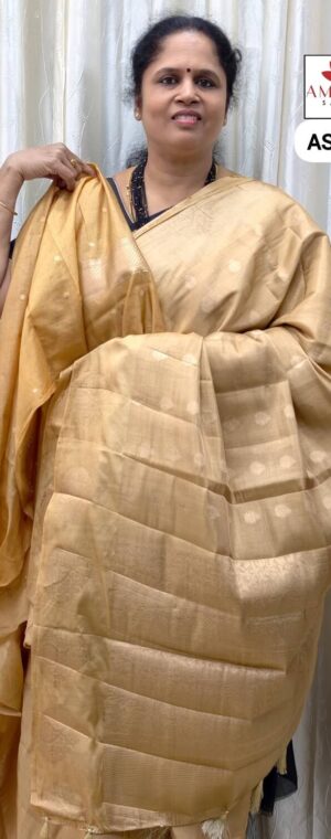 Off-white Color Soft Tissue Saree | ASE251