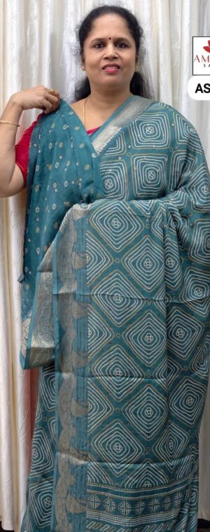 Light Blue Color Georgette Saree | ASE335