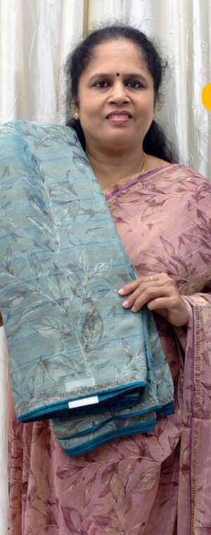 Light Blue Color Designer Saree | ASE546