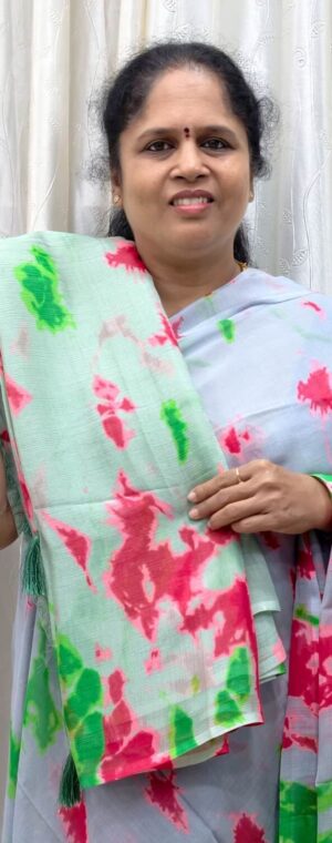 Light Green Color Chiffon Saree | ASE655