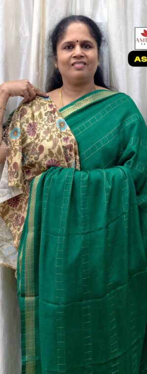 Green Color Chiffon Saree || ASF75