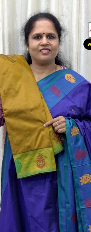 Mustard Color Aarni Semi Soft Silk Saree | ASF684